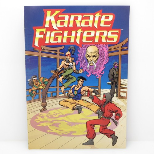 KARATE FIGHTERS - VINTAGE 1994 MILTON BRADLEY ACTIONFIGUR SPIELANLEITUNG