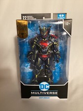DC MULTIVERSE SUPERMAN ENERGIZED GOLD LABEL STATUA ACTION FIGURE McFARLANE 18cm