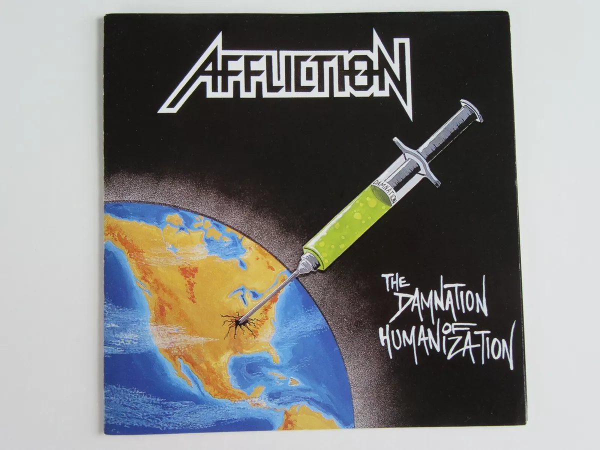 AFFLICTION The Damnation of Humanization CD 1992 MEGA RARE OOP