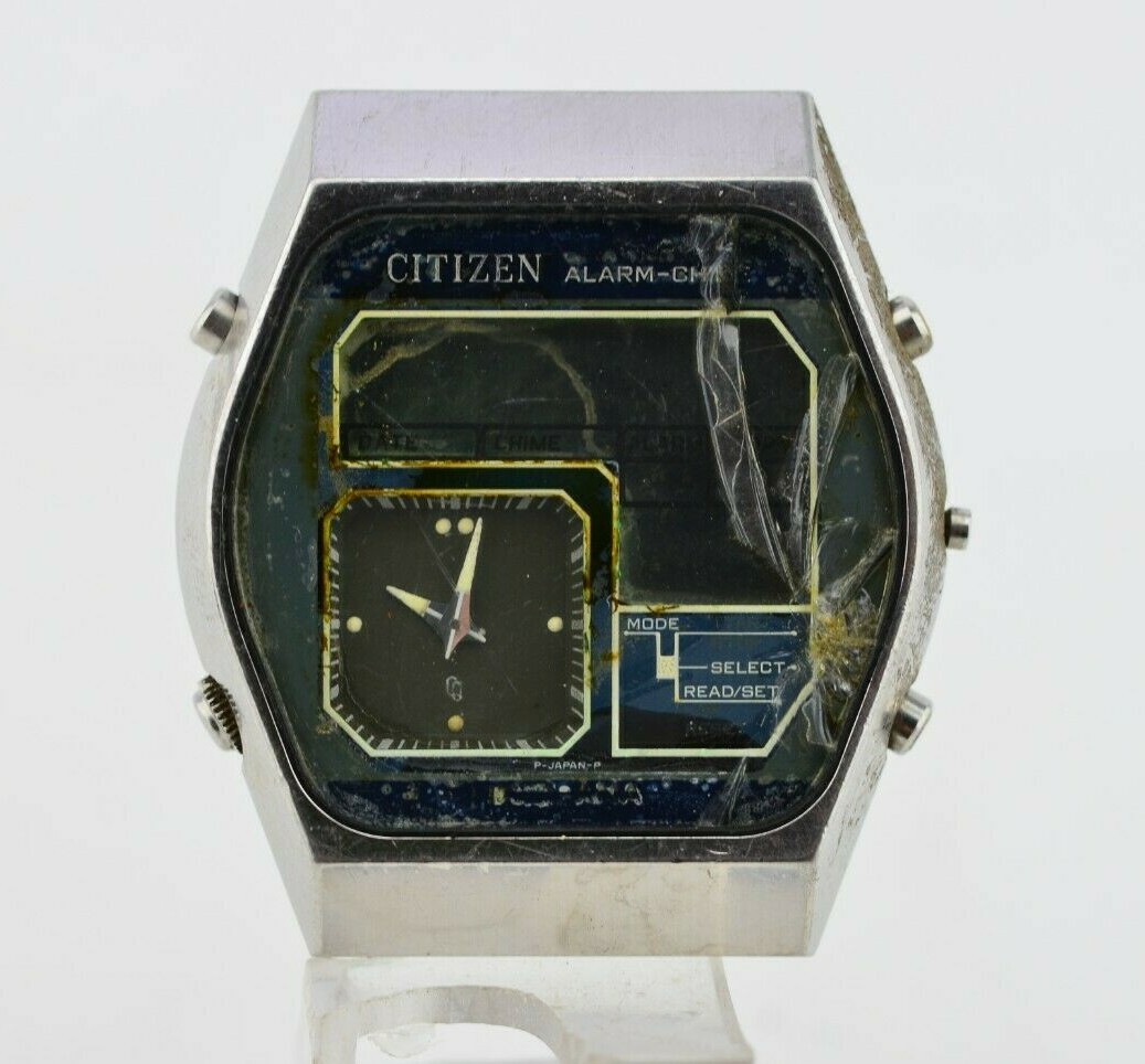L038 Vintage Citizen Ana Digi Quartz Watch Original 4-098404 L038 Vintage Citizen Ana Digi Quartz Watch Original 4-098404