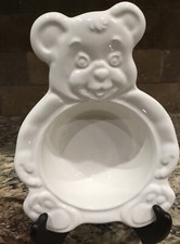 PFALTZGRAFF CREAM TEDDY BEAR BABY FOOD BOWL LOOKS UNUSED 8  L