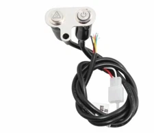 12V 10A Motorcycle Switches Handlebar Hazard Brake Light Power ON-OFF