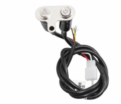 12V 10A Motorcycle Switches Handlebar Hazard Brake Light Power ON-OFF