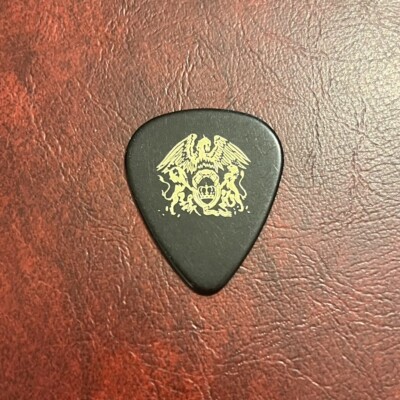 QUEEN Brian May 2005 Tour gold foil signature guitar pick Gitarren-Plektrum