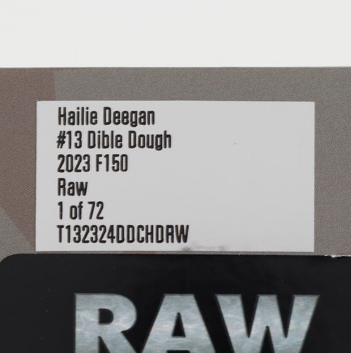 HAILIE DEEGAN signiert 2023 #13 Dible Dough 1:24 Raw Diecast Auto LKW (Deegan) - Bild 7 von 9