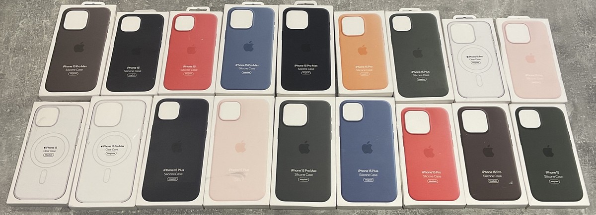 OFFICIAL GENUINE APPLE IPHONE 15 PRO PRO MAX PLUS SILICONE