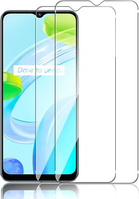 2x Realme C30 Panzerfolie Schutzglas Tempered Glass 9H Hart Displayfolie