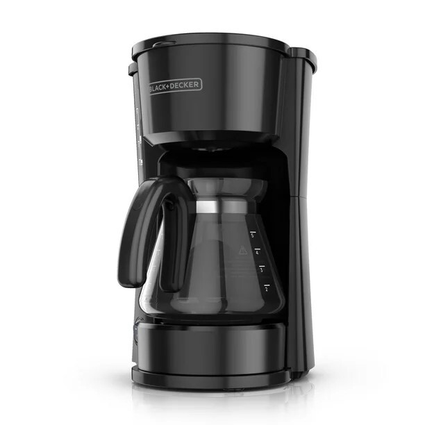Black & Decker 4-in-1 Coffee Station 5-Cup Blk Stainless Steel Drip Coffee Maker