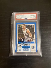 Dirk Nowitzki 2017 Panini Contenders #15 Signed AUTO Card PSA/DNA Slabbed Hot