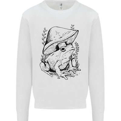 Wildlife Ecology a Frog and a Toadstool Kinder Sweatshirt Pullover