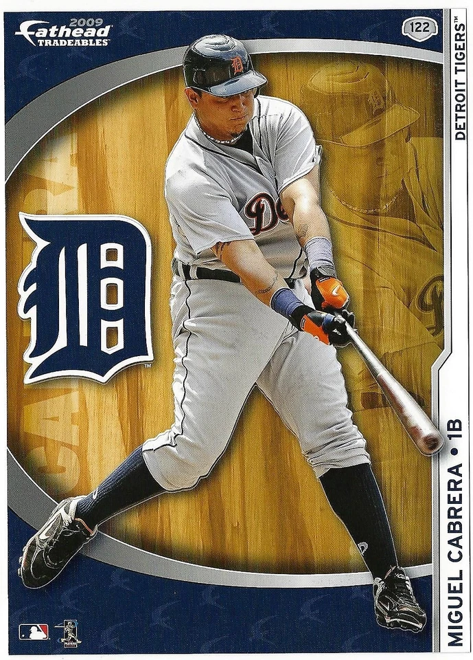 MIGUEL CABRERA DETROIT TIGERS FATHEAD TRADEABLES REMOVABLE STICKER MIGGY 2013 #1 - Image 2 of 3