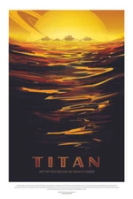 Titan NASA Space Travel Cool Wall Decor Art Print Poster 24x36
