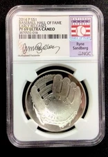 2014 P 1$ Baseball H.O.F. Early Releases NGC PF69 Ultra Cameo! Ryne Sandberg! 