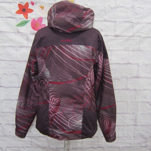 Oakley Eaves Purple/Pink Women's Size M Loose Fit Ski Jacket Hooded Thinsulate - Picture 5 of 12