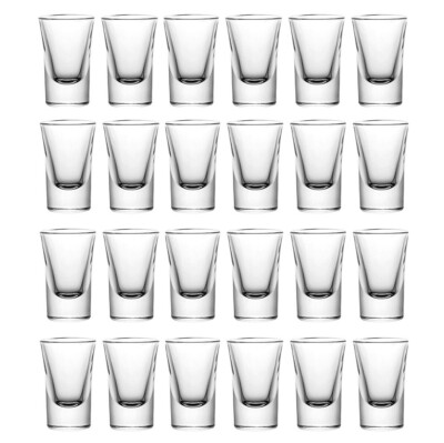 96x Schnapsgläser 2cl 20ml 35ml Shotgläser Pinnchen Shots Tequila Glas Stamper