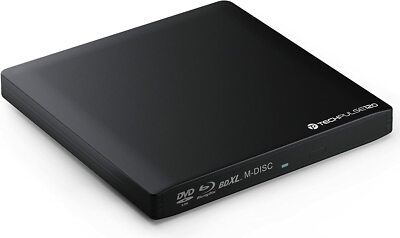techPulse120 USB 3.0 Externer M-Disc BDXL Blu-Ray Superdrive Laufwerk Brenner