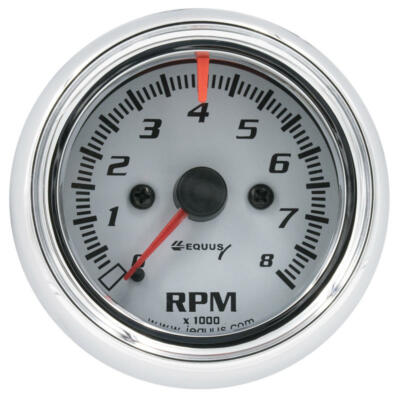 Equus Tachometer Gauge 5076; 5000 Series 0-8000 RPM 2-1/2 in. Electric