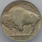 1935 5c Double Die Reverse Buffalo Nickel - ICG AU 50