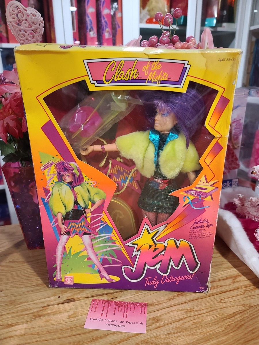 NEW! 1986 JEM & THE HOLOGRAMS CLASH OF THE MISFITS DOLL! IMPERFECT