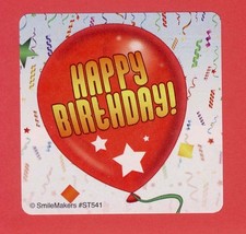 10 Birthday Balloon Large Stickers - Party Favors - Rewards