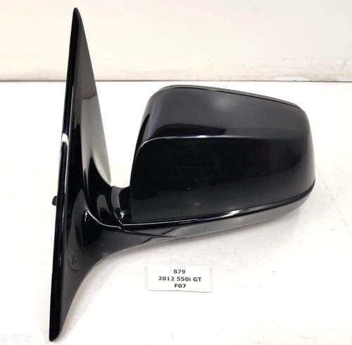 ✅ 10-13 OEM BMW F07 GT Left Driver Side Mirror Assembly Heated w/ Camera Black