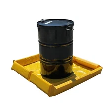 Sandbaggy Portable Spill Containment Berm - 4 ft x 4 ft - Flexible, Collapsible