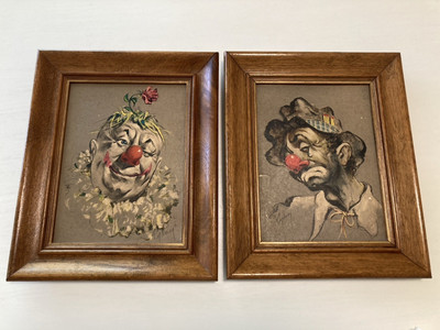 LOT OF 2 VINTAGE Picture Frames Solid Wood  9'' x 11'' for 6'' x 8 '' Picture