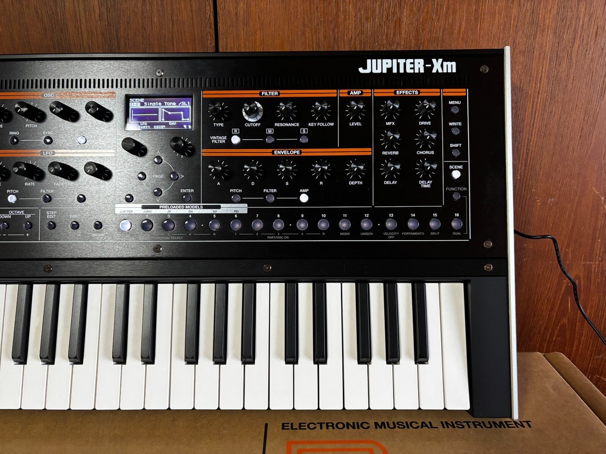 Roland JUPITER-Xm Keyboard Synthesizer w/ box, power supply | eBay