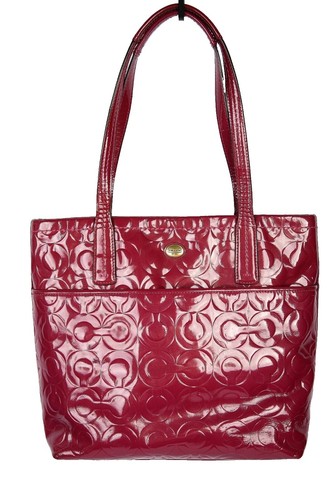 Coach バッグ COACH Peyton Small Tattersall Plaid Tote F48586 Coated Canvas w