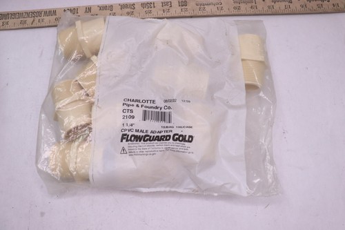(10-PK) Charlotte CPVC Male Adapter 1-1/4" 2109