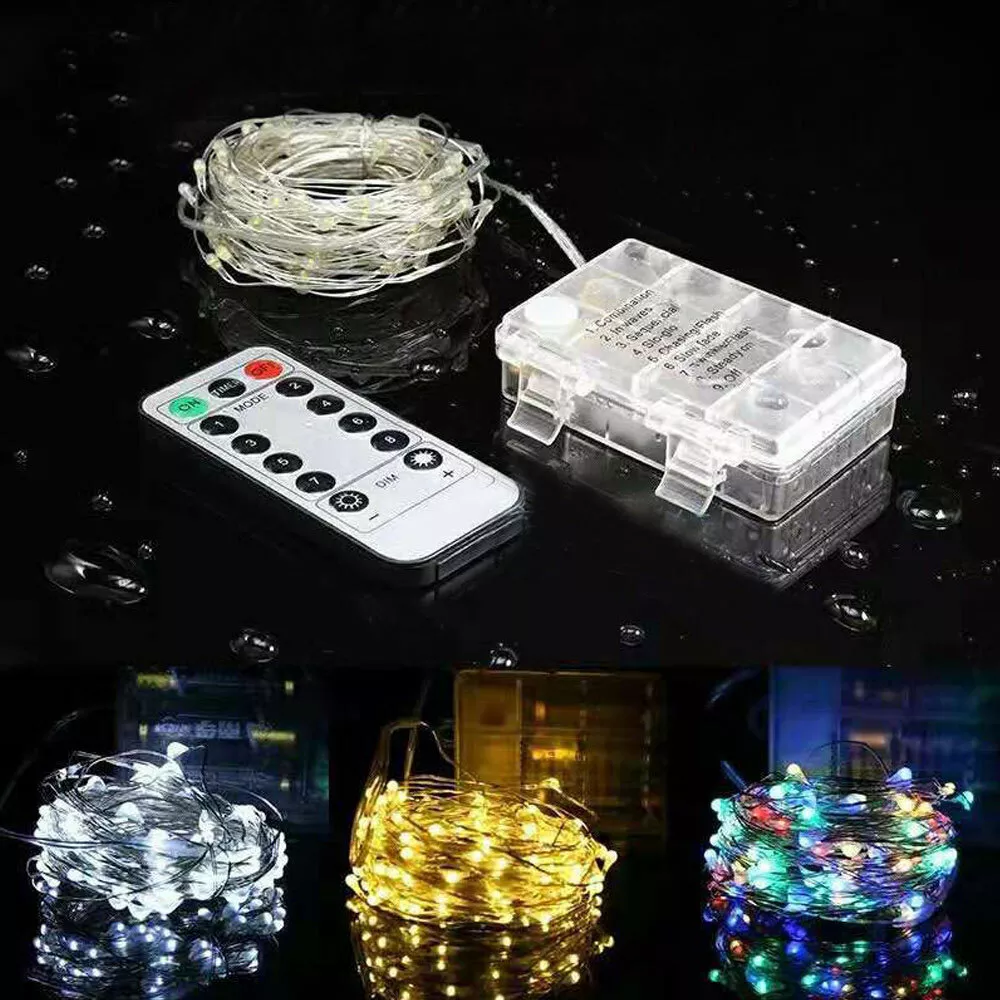 Led fairy lights remote control deals