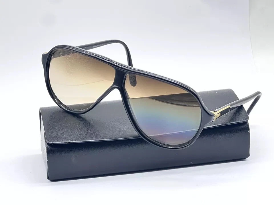 Óculos de sol Nos Persol Ratti Manager 101/59 96 vintage dourado preto temperado esporte - Imagem 4 de 4