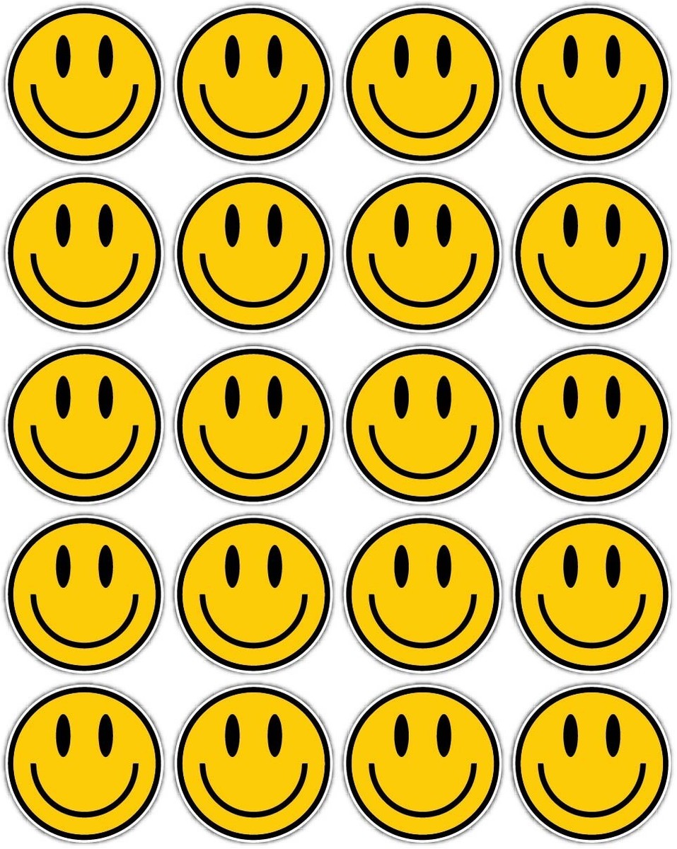 Lot De 1500 Autocollants Smiley Mignons Pour Enfants - 3 Rouleaux De Petits Autocollants De Récompense Pour Enfants, Enseignants, étudiants, Salles De Classe (8 Couleurs
