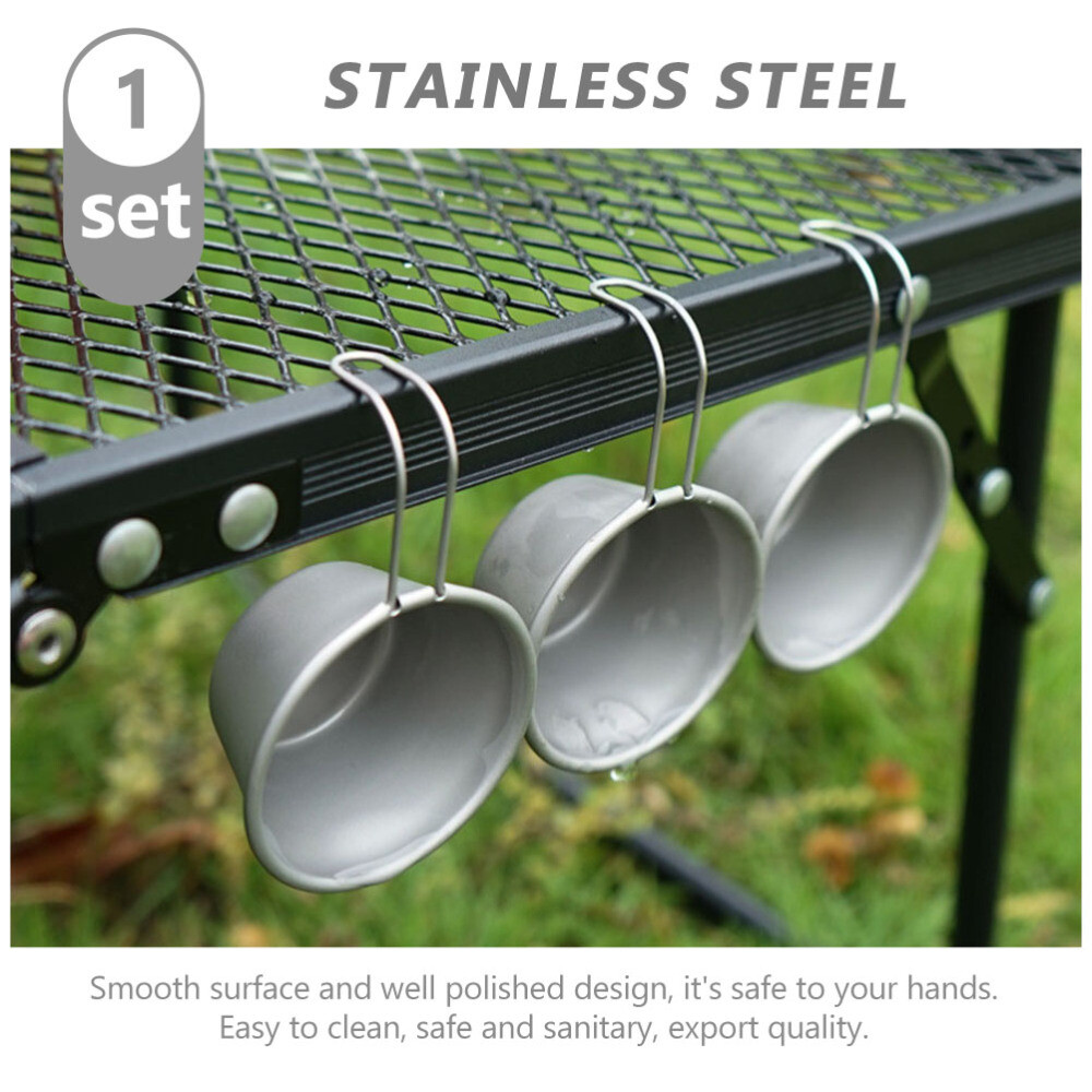 Mini Wine Glass Coffee Cup Metal Beer Mug Camping Picnic Mugs Espresso