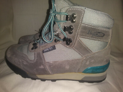  Vasque 7567 Gore-Tex Hiking Boots Lace Up Gray Suede Womens Size 8.5 