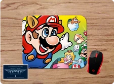 TANOOKI MARIO CUSTOM MOUSE PAD DESK MAT PC GAMING RACOON ART HOME SCHOOL GIFT