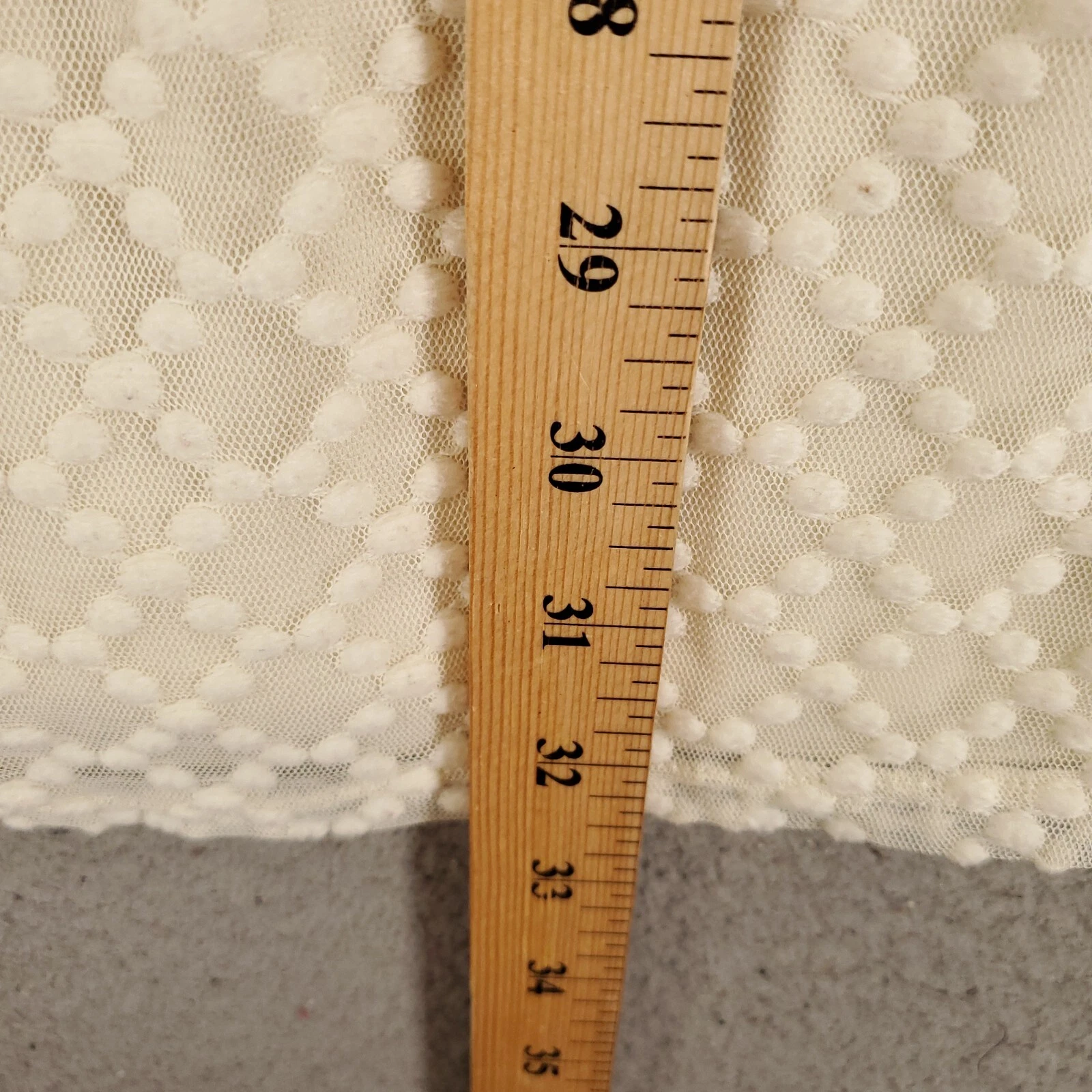 OFF WHITE Vestito donna taglia grande bianco sporco babydoll trasparente testurizzato panna mini pullover