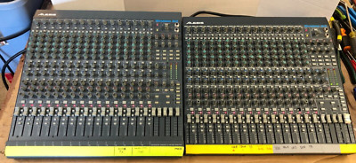 Alesis Studio 32 Analog Audio Mixer Mixing BD. CONSOLE / LOT OF 2 / POWERS ON