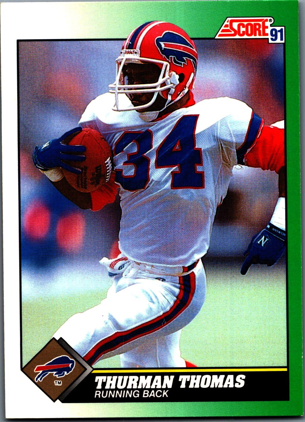 Thurman Thomas 1991 Score #234 Buffalo Bills
