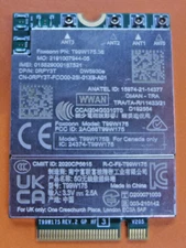 Dell Latitude Rugged 7330 Foxconn Wireless LAN DW5930e Wifi Card T99W175 RPY3T