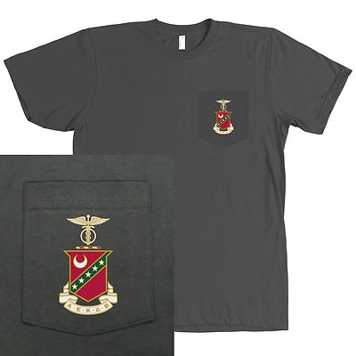 Kappa Sigma Fraternity Bella + Canvas POCKET Shirt Kappa Sig Crest