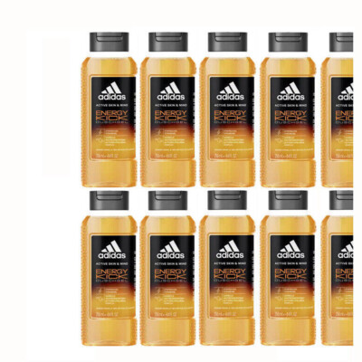 10x250ml adidas men Duschgel Active Skin & Mind Energy Kick  | vegan