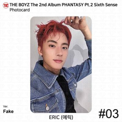 The Boyz Phantasy Pt.2 Sixth Sense Eric Photocard Postcard KPOP K