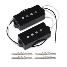 FLEOR Alnico 5 Open Style P Bass Pickup Fit 4 String Electric Bass Guitar Part