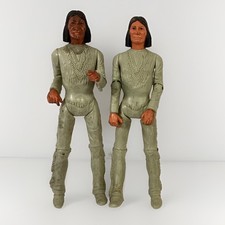 PAIR VINTAGE 1967 MARX JOHNNY WEST INDIAN CHIEF GERONIMO ACTION FIGURE 12" DOLL