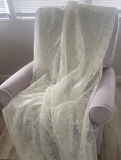 shabby boudoir bohemian lace roses satin header luscious 84X67 Vintage  2 Panels