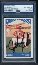 1983 TCMA Albuquerque Dukes Jack Fimple XRC signed auto autograph PSA/DNA rare