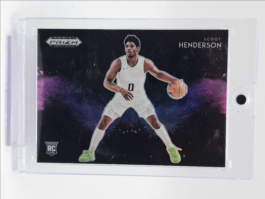 SCOOT HENDERSON 2023-24 PANINI PRIZM DRAFT BLACK COLOR BLAST ROOKIE RC Q1672