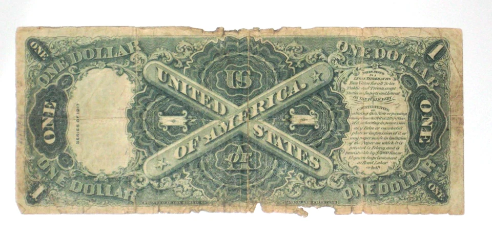 1917 $1 United States Note - Red Seal - Large Size - Image 2 of 2