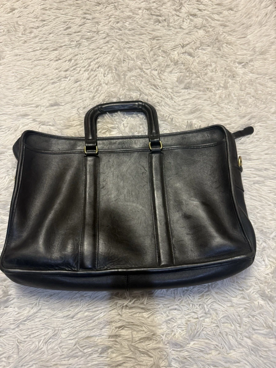 【希少】OLD COACH Dulles Bag leather black 希少】OLD COACH Dulles Bag leather black 希少】OLD COACH Dulles